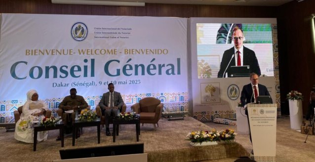  The International Union of Notaries, meeting in Dakar, adopts the long-developed Code of Notariat