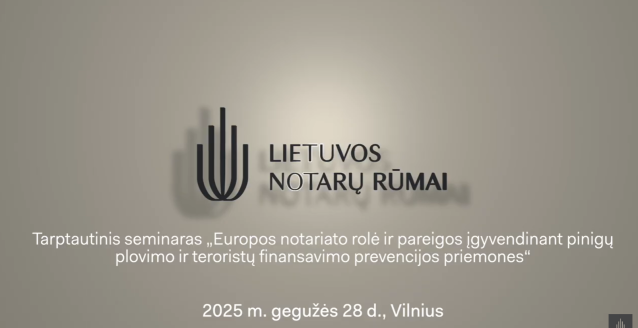 Notariato kronika 2025 | Vilniuje surengti tarptautiniai mokymai notarams – dėmesys kovai su...
