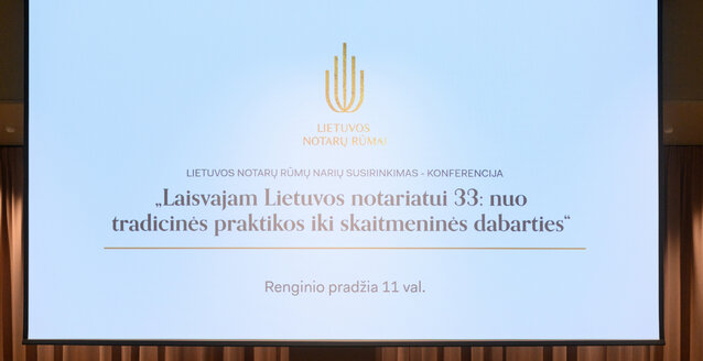 Notariatas Lietuvoje: konstituciniais principais grindžiamas teisinio saugumo ramstis